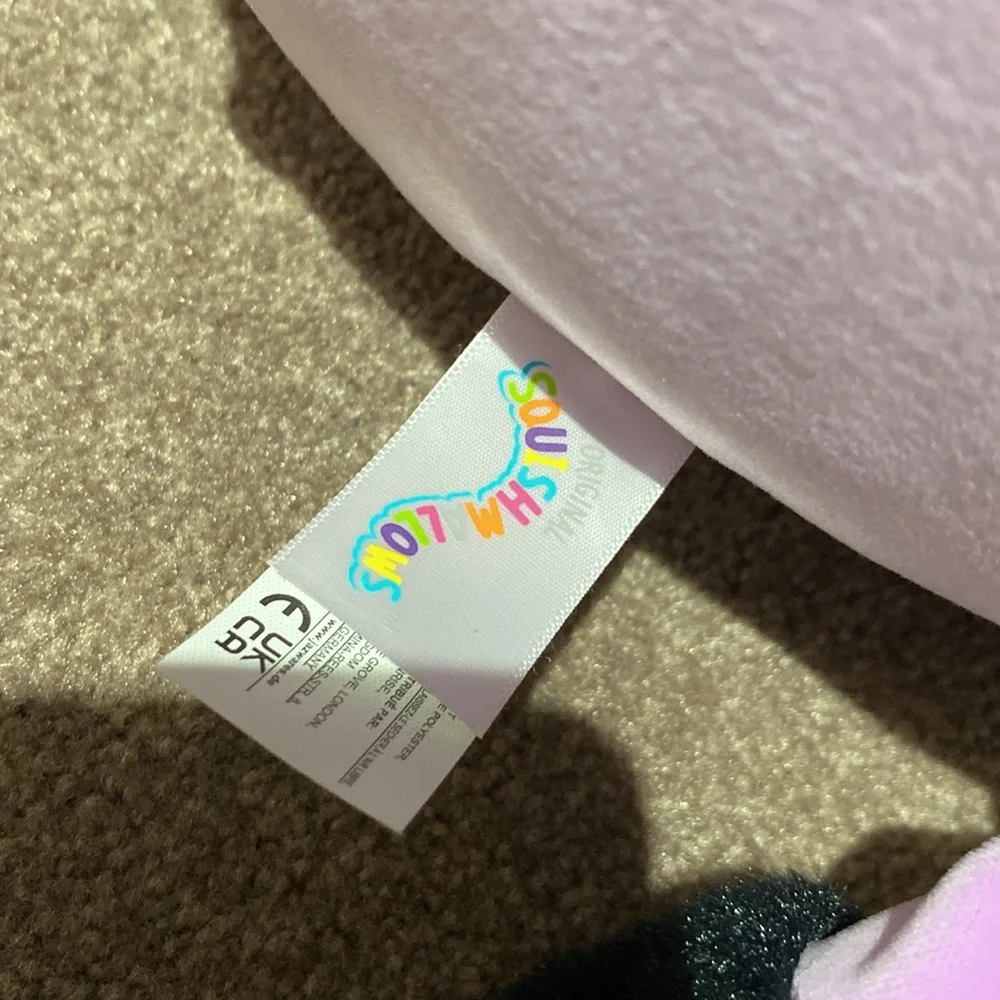 Squishmallows Purple Black Gold Cow Plush - Picture 3 of 3